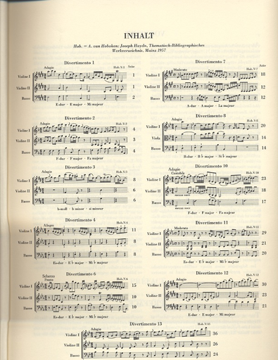 Haydn, F. J.: String Trios Vol.1 (2 violins, and cello)