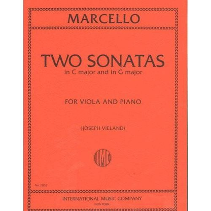 Marcello, Benedetto: Two Sonatas in G & C major (viola & piano) IMC