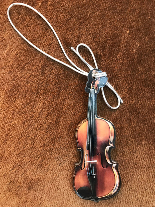 4'' violin ornament with mirror