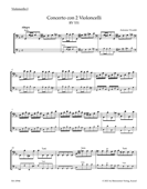 Vivaldi, A. (Schwemer): Concerto in G minor REV 531, for two cellos, (piano reduction), Barenreiter
