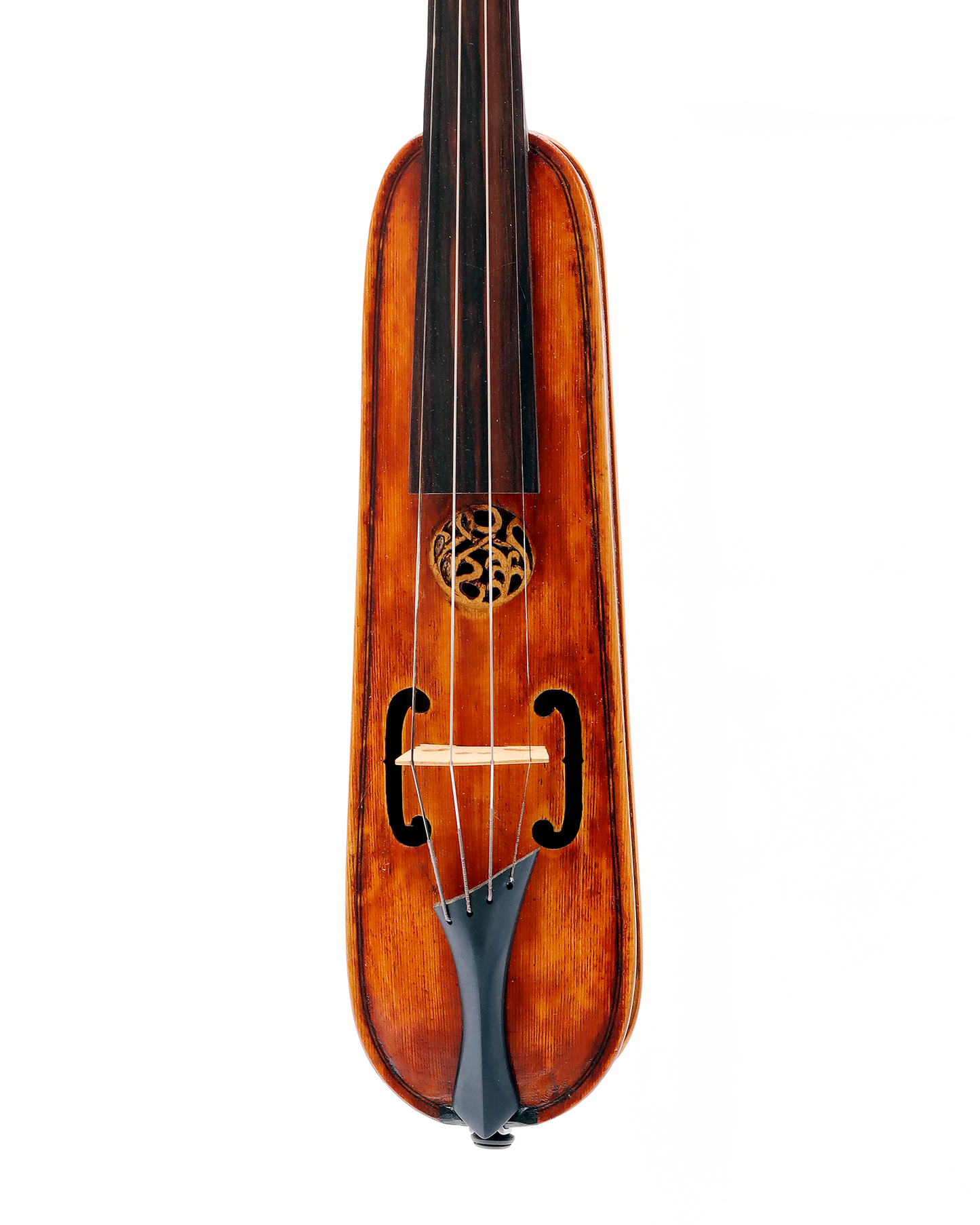 Isao (Esao) Izutsu pochette (pocket violin) with female head with horns, Tokyo, JAPAN