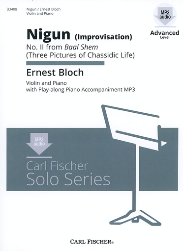 Bloch, Ernest: Nigun-Improvisaton #2 from Baal Shem (violin, Piano, CD)