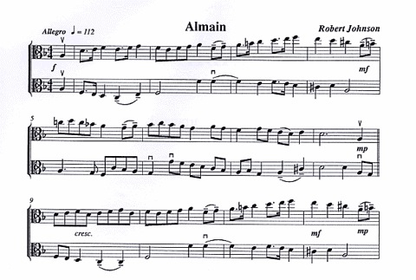 Elizabethan Duos: 13 Duets for 2 Violas
