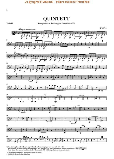 Mozart, W.A. (Seiffert/Herttrich, ed.): String Quintets Vol.1, urtext  (2 violins, 2 violas, and cello)