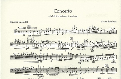Schubert, F.: Concerto (Cello & Piano)
