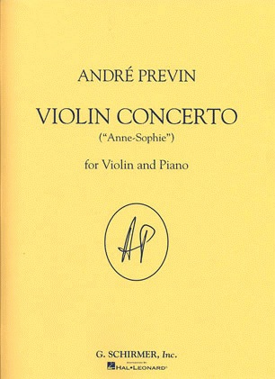 Previn, Andre: Violin Concerto ''Anne-Sophie'' (violin & piano)