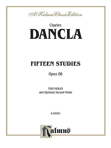 Dancla: 15 Studies, Op.68 (violin) Kalmus