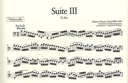 Bach, J.S./Schumann.: Suite No.3 BWV 1009 in C major (cello & piano)