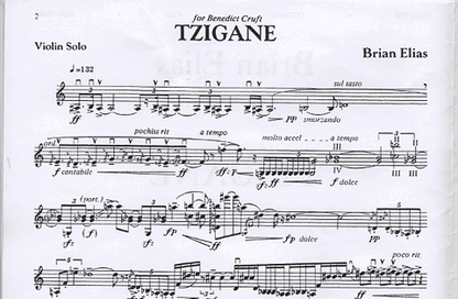 Elias: Tzigane (violin solo)