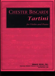 Biscardi, Chester: Tartini (violin & piano)