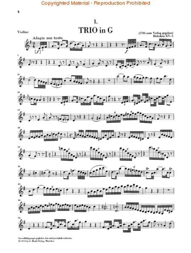 Haydn, F.J.: Piano Trios Vol.2 Henle urtext edition (violin, Cello, Piano)