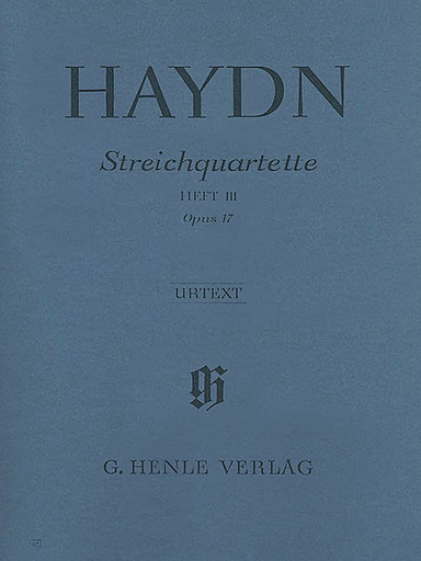 Haydn, F.J. (Feder, ed.): String Quartets, Vol.3 Op.17, urtext (2 violins, viola, and cello)