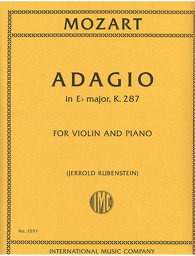 Mozart, W.A.: Adagio in Eb major, K.287 (violin & piano)