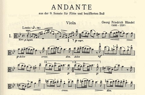 Klengel (arr): Classical Pieces for Viola & Piano V.1
