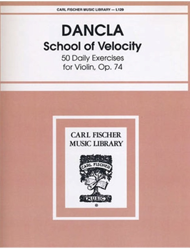 Dancla, Ch (Saenger): School of Velocity Op.74 (violin)