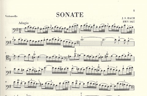 Bach, J.S. (Heinemann, ed.): Three Sonatas for Viola da Gamba and Harpsichord, BWV 1027-1029, urtext (cello & piano)