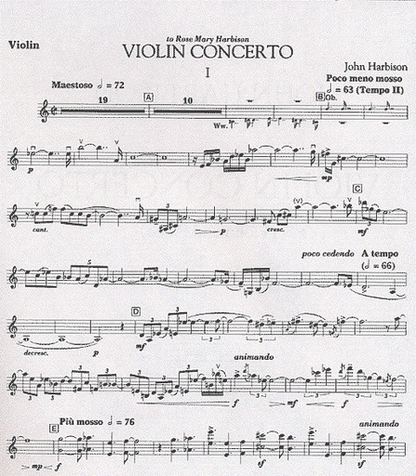 Harbison, John: Violin Concerto
