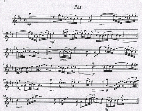 Bach, J.S.: Air and Dances from Suite#3 (violin & piano)