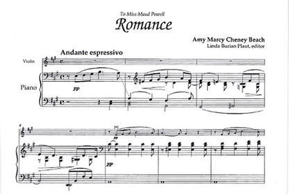 Beach, Amy: Music for Violin & Piano (violin & piano)