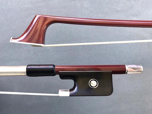 JonPaul MUSE carbon-fiber silver cello bow with brown finish, USA