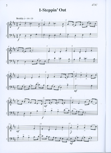 Wiggins, Christopher: Two's Company-Sixteen Little Duets for two equal instruments (violin & cello)