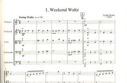 Searle, L.: Swing Waltzes for String Ensemble (string orchestra)
