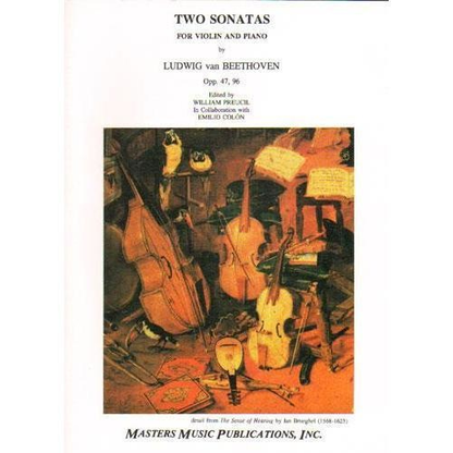 Beethoven (Preucil): Two Sonatas Op.47, 96 (violin & piano) Masters Music