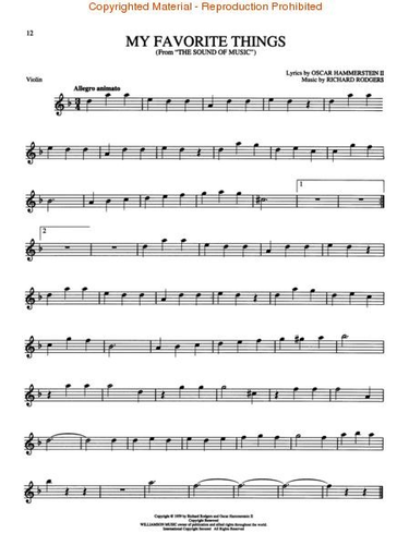 Rodgers & Hammerstein: Sound of Music (violin)