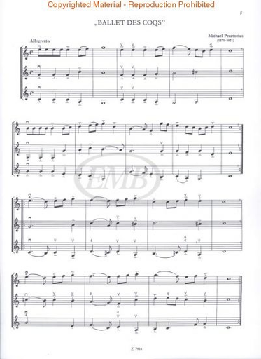 Pejtsik, Arpad (editor): Violin Trios-Early Chamber Music (3 violins in one score), Edito Musica Budapest