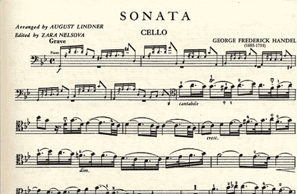 Handel, G.F.Sonata in G minor (cello & piano)