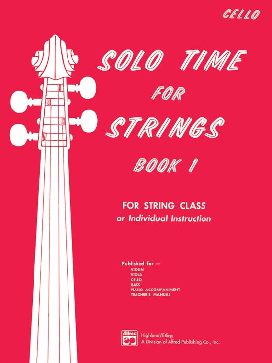 Etling, F.R.: Solo Time for Strings, Book 1 (cello)
