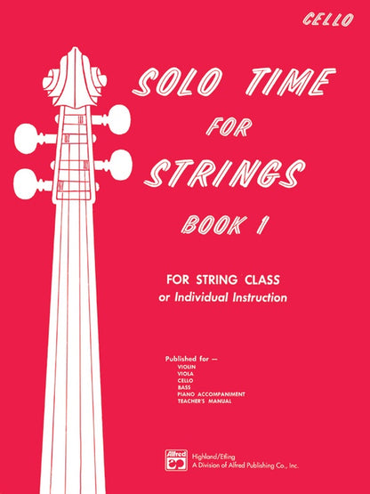 Etling, F.R.: Solo Time for Strings, Book 1 (cello)