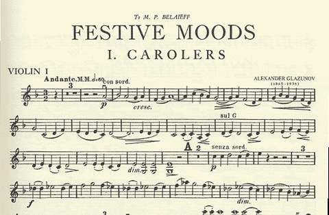 Glazunov, Lyadov, Rimsky-Korsakov: Festive Moods-Jour de Fete (string quartet)
