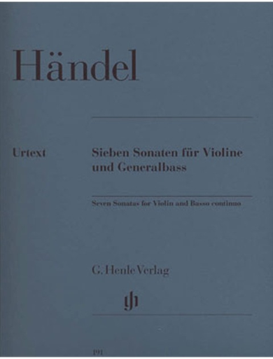 Handel, G.F. (Sadie, ed.): 7 Sonatas urtext, (violin & piano)
