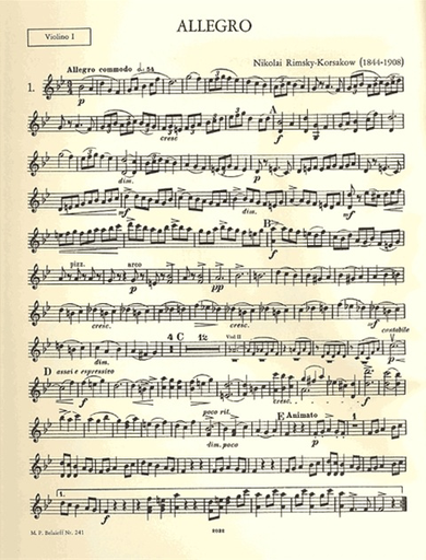 Les Vendredis: (collection/parts) 7 Pieces for String Quartet, Vol.2 (string quartet) M.P. Belaieff