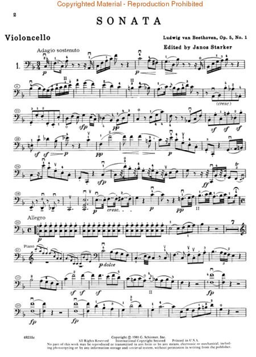 Beethoven (Starker): Five Sonatas for Cello & Piano