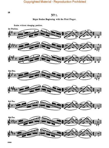Hrimaly, J.: Scale-Studies for the Violin (violin) Schirmer