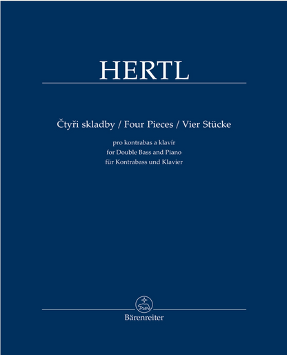 Hertl: Four Pieces (bass and piano) Barenreiter