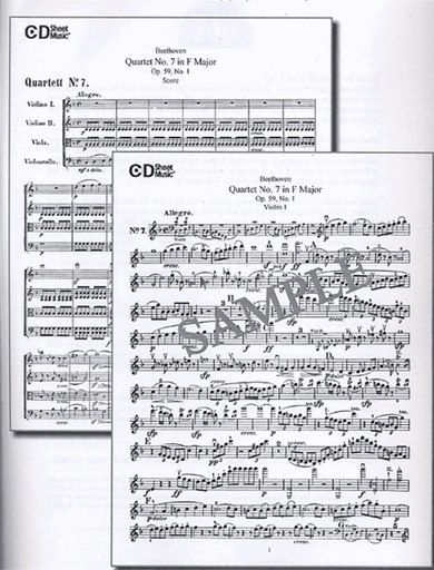 CD Sheet Music: Beethoven and Brahms Quartets and Quintets (score and parts on CD ROM)