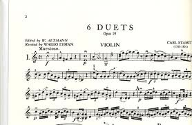 Stamitz: 6 Duets Op.19 (violin & cello)