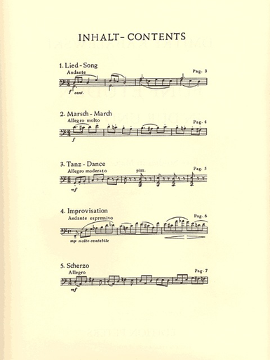Kabalevsky, Dmitri: 5 Etudes in Major & Minor Op.67 (cello solo)