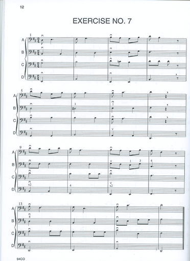 Forque, Charles: Harmonized Rhythms for String Orchestra (cello)