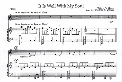 Watson, Kenneth: It Is Well with My Soul (violin & piano)