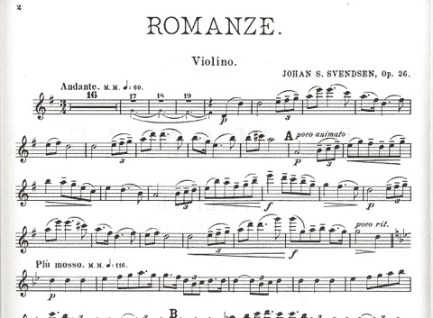 Svendsen: Romance Op.26 (viola & piano)