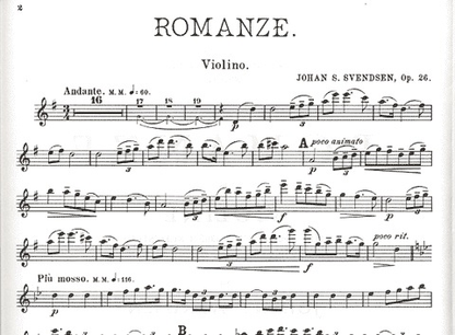 Svendsen: Romance Op.26 (viola & piano)