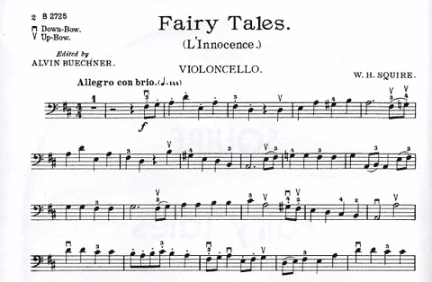 Squire, W.H. (Buechner): Fairy Tales Op.16#5 (cello & piano) Carl Fischer