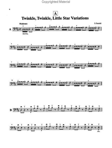 Suzuki: Bass School Vol. 1 (bass)