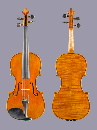 Ignazio Emilietti Guarneri model violin, 2017, with Italian Spruce & European maple