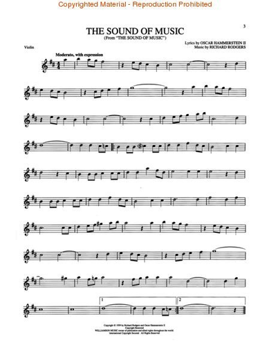 Rodgers & Hammerstein: Sound of Music (violin)