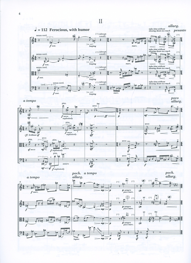 Lieberson, Peter: String Quartet (score and parts)